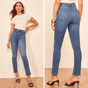 NWT Reformation High rise skinny jeans Darwin